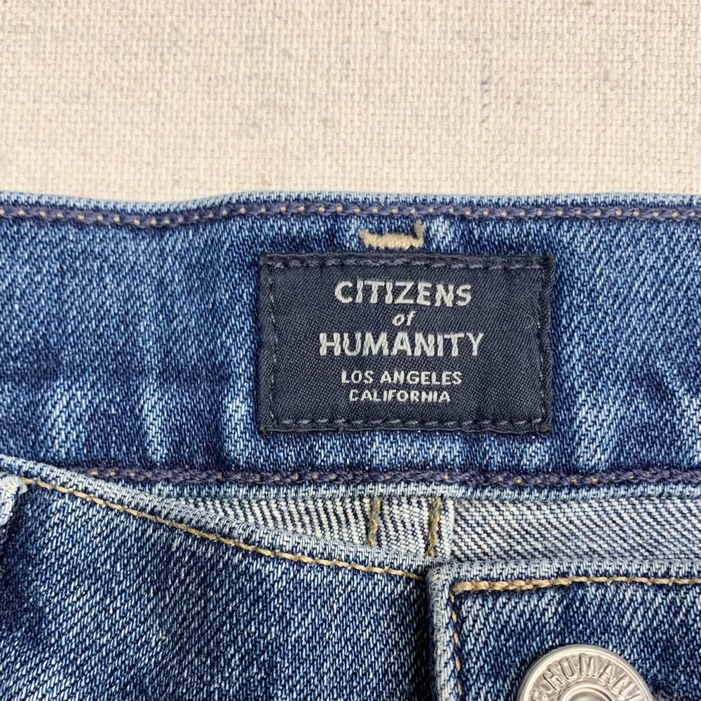 Citizens‎ of Humanity~Women’s Tangier Embroidered Demy Cropped Flare Jeans~Sz 27 - Picture 11 of 16